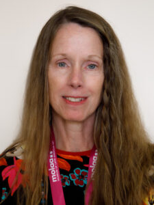 A headshot of Christine Brabender, Vice President of Development at the Museum of Latin American Art