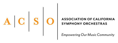 The Association of California Symphony Orchestras logo.