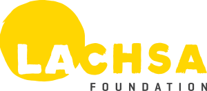 A logo ofr LACHA Foundation.